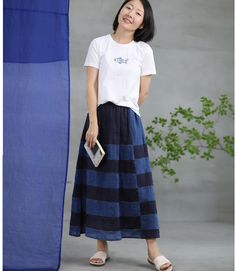 Elastic Waist Women Skirts Summer Simple Skirt,Organza fabric,soft and breathy,comfy and make you looks grace with this women cotton skirts.also could be made with any size. Material:Linen Size S waist: 64 cm hips:130 cm hem 240 cm length:84 cm M waist: 68 cm hips:134 cm hem 244 cm length:89 cm L waist:72 cm hips:138 cm hem 248 cm length:95 cm Shipping we ship worldwide the USPS takes about 10-15 days if you want a express shipping,please contact with us payment: we accept payment by PayPal and Skirt Organza, Cotton Skirts, Skirts Summer, Simple Skirt, Women Skirts, Summer Linen, Organza Fabric, Linen Skirt, Women's Skirts