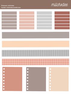 the color scheme for this website is peach, brown and grey with white dots on it