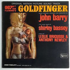 an album cover for goldfingerer starring john barry and sidney bassey