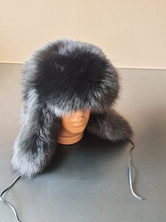 Black Fox fur hat, Aviator winter hat, Fox Fur Trapper Hat, Natural Fox Fur hat, Russian ushanka, winter furry hat This very beautiful black hat is sewn of natural polar fox fur. The fur hat is sewn from whole fur, not pieces. The hat is very warm. Handmade. SIZE KIDS 51 - 52cm (20-20.6 inch) XS 53 - 54cm (20.8 - 21.5 inch) S 55 - 56cm (21.6 - 22.3 inch) M 57 - 58cm (22.4 - 23.1 inch) L 59 - 60cm (23.2 - 23.9 inch) XL 61 - 62cm (24 - 24.7 inch) 2XL 63 - 64cm (24.8 - 25.4 inch) 3XL 65 - 66cm (25. Black Ushanka, Fur Hat Outfit, Russian Ushanka, 2023 Moodboard, Facial Routine Skincare, Cool Beanies, Fur Trapper Hat, Fur Trapper, Facial Routines