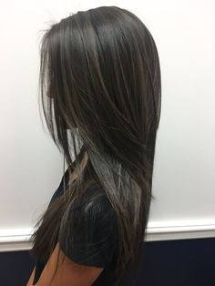 Black Hair Balayage, Dark Brunette Hair, Kadeřnické Trendy, Hair Inspiration Long, Brown Hair Inspo, Brunette Hair With Highlights, Long Dark Hair, Hair Stylies, Haircuts Straight Hair