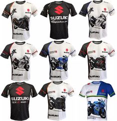 Suzuki T-shirt Maglietta Camiseta / Hayabusa GSX-R1000 R Moto | eBay Hiking Gifts, Friends Tshirt, We Made It, Clothes Gift, Shirt Outfit, Shirt Jacket, Motorsport, Autumn Fashion, Mens Accessories