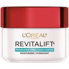 Revitalift Anti-Wrinkle & Firming Fragrance Free Face & Neck Cream helps smooth, firm, and hydrate areas of your skin that can be prone to visible signs of skin aging, like wrinkles loss of elasticity. This face and neck cream is formulated with Pro Retinol and Centella Asiatica and helps to firm and smooth the appearance of skin. The Revitalift Anti-Wrinkle & Firming Face Moisturizer + Neck Cream helps provide long-lasting moisture. Help moisturize your skin and address your top ski Fragrance Free Moisturizer, Loreal Revitalift, Face Cream For Wrinkles, Retinol Moisturizer, Skin Care Lotions, Anti Aging Wrinkles, Neck Cream, Anti Aging Moisturizer, Anti Aging Face