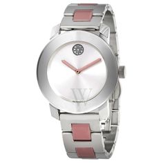 Movado Womens Watch, Movado Bold, Movado Watch, Ceramic Watch, Buy Watches, Ladies Watch, Silver Mirrors, Stainless Steel Watch, Minerals Crystals