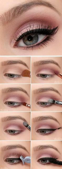 Everyday Eyeliner, Rosa Make-up, Make Up Diy, Sanggul Modern, Dag Make Up, Make Up Foundation, Mekap Mata