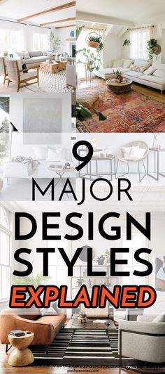 Interior Design Inspo Interior Styles Types, Types Of Houses Styles, Types Of Home Decor Styles, Vogue Decor, Interior Styles Guide, Types Of Interior Design Styles, Learn Interior Design, Interior Design Principles, House Interior Design Styles