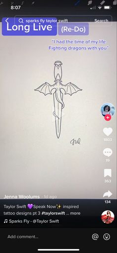 an image of someone's drawing on their cell phone, with the caption long live re - do