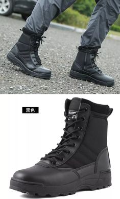 Tactical Military Boots Men Boots Special Force Desert Combat Army Boots Outdoor Hiking Safty Shoes OUT0926 Fish Boots, Men Boot, Fishing Shoes, Combat Boots Men, Tactical Shoes, Army Boots, Special Force, Mountaineering Boots, Hunting Boots