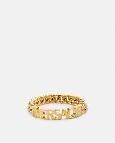 Versace Bracelet Gold | Versace US Versace Bracelet, Versace Gold, Versace Logo, Versace Jewelry, My Shopping List, Chic Leather, Matches Fashion, Boutique Online, Gianni Versace