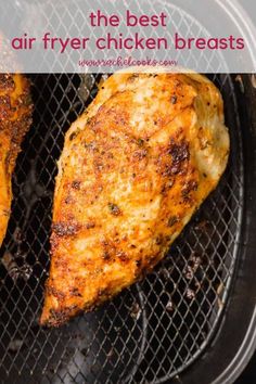 Ready in less than a half hour, these really delicious air fryer chicken breasts are tender, juicy, and flavorful. Airfryer Chicken, Air Fryer Chicken Thighs, Reheat Chicken, Airfryer Recipes, Fry Recipes, Air Fryer Recipes Chicken