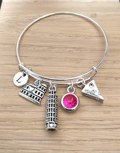 Italy Bracelet, Italy gifts , Italy jewelry, Italy Keyring, Gift for Italian, Italian gifts, Cheese, Rome, Colosseum, Tower of Pisa, Roman Different colors available please send me a personal message for more information. For Similar products :  https://www.etsy.com/uk/shop/YouLoveYouShop?ref=hdr_shop_menu&section_id=16711668 For Extra initials or customization please message me directly I am happy to help.  Photo might be Slightly Different From Actual Item in Terms of Color Due to camera flash Italy Gifts, Italy Bracelet, Rome Colosseum, Italian Gifts, Italy Jewelry, Italy Gift, Tower Of Pisa, Camera Flash, Silver Plated Jewelry