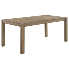 a wooden table on a white background with no one around it or the table top