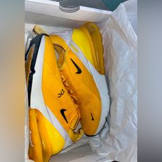 Size 8 Brand New Never Been Used Nike Flat Synthetic Sneakers, Nike Synthetic Sneakers, Yellow Synthetic Flat Sneakers, Yellow Flat Sporty Sneakers, Sporty Yellow Flat Sneakers, Nike Yellow, Shoes Nike Air, Shoes Nike, Pittsburgh Steelers