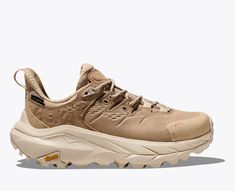 Kaha 2 Low GTX Gold Rate, Hoka One One, Winter Sneakers, Performance Wear, Perfect Shoes, Nubuck Leather, Hiking Shoes, Gore Tex, Leather Working