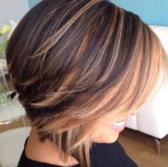 @salonpk Short Layered Bob Hairstyles, Bob Hair Color, 2015 Hairstyles, Popular Haircuts, Short Hair Balayage, Girl Haircuts, Haircut And Color, Penteado Cabelo Curto, Hair Color Balayage