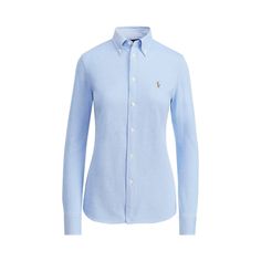 Knit Cotton Oxford Shirt | Ralph Lauren UK Polo Ralph Lauren Aesthetic, Ralph Lauren Aesthetic, Ralph Lauren Knit, Oxford Shirts, Ralph Lauren Jeans, Knitting Women, Oxford Shirt, Knit Shirt, Knit Cotton