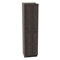 HG - TP2496: Dark Gray Shaker 24W x 96H x 24D 4 Door & 6 Shelves Tall Shelf Pantry Cabinets - homecabinets Wood Pantry Cabinet, Shelf Pantry, Wood Pantry, Tall Shelf, Tall Shelves, Rta Kitchen Cabinets, Pantry Cabinets, Cabinet Accessories, Tall Cabinet