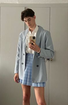 Femboy Outfits Ideas Male, Mode Queer, Style Androgyne, Beard Boy, Old Money Outfit