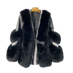 Women's Real Fox Fur Coat Sheepskin Leather Whole skin Studded Jacket Outwear L Item description Brand Unbranded Size M-2XL Size Type Regular Style Overcoat Accents Studded Country/Region of Manufacture China Department Women Features Bodywarmer Fit Regular Garment Care Dry Clean Only MPN Does not apply Occasion Party/Cocktail Outer Shell Material Fur,Leather Pattern Solid Season Winter Sleeve Length Long Sleeve Theme Modern Type Coat Year of Manufacture 2020-2029   Shipment Payment Return & War Shearling Leather Jacket With Faux Fur Trim, Long Sleeve Shearling Leather Jacket With Faux Fur Trim, Black Sheepskin Outerwear For Fall, Black Shearling Fur Coat For Fall, Sheepskin Leather Jacket With Faux Fur Lining For Fall, Luxury Fur Coat With Faux Fur Trim For Fall, Luxury Fall Fur Coat With Faux Fur Trim, Fall Leather Fur Coat With Faux Fur Trim, Fall Sheepskin Leather Jacket With Faux Fur Lining