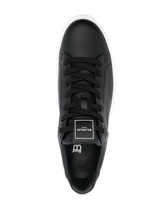 black calf leather logo patch at the tongue round toe front lace-up fastening branded insole flat rubber sole Leather Lace-up Sneakers With Logo Patch, Leather Low-top Sneakers With Logo Patch, Custom Leather High-top Sneakers With Embossed Logo, Sporty Leather Sneakers With Logo Patch, Leather Lace-up Custom Sneakers With Embossed Logo, Leather Custom Sneakers With Embossed Logo And Lace-up, Leather Custom Sneakers With Embossed Logo, Custom Lace-up Leather Sneakers With Embossed Logo, Custom Leather Sneakers With Embossed Logo