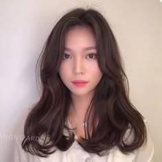 Korean Long Hair, Bangs With Medium Hair, Korean Hair, Peinados Fáciles Para Cabello Corto, Long Hair With Bangs, Penteado Cabelo Curto