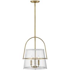 This Indoor Pendant from the Tournon collection by Hinkley will enhance your home with a perfect mix of form and function. The features include a Heritage Brass with Polished White finish applied by experts.   Product Features Include: Brand: Hinkley  Collection: Tournon  SKU: 38113HB-PT  UPC: 640665381177  Category: Pendant  Finish: Heritage Brass with Polished White  Glass: Clear Seedy  Material: Steel  Length: 14.25  in.  Width: 15.00  in.  Height: 19.00  in.  Max Height: 52.00  in.  Backplat Hinkley Lighting, Modern Transitional, Ceiling Fan Chandelier, Pendant Ceiling Light, Updated Kitchen, Garden Lamps, Ceiling Fixtures, Modern Materials, Midcentury Modern