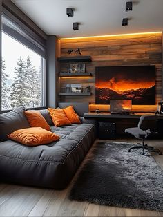 Mancave Game Room Ideas, Game And Guest Room Ideas, Xbox Room Setup, Ideas For Gaming Room, Study Gaming Room, Cosy Games Room, Man Cave Ideas Room Small Gaming, Neutral Gaming Room, Small Office Game Room Combo