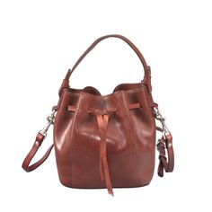 This saft leather handbag is handy. 'Susanna' cross body bag that's perfect for everyday use. It features soft yet durable vegetable tan calf leather, a removable shoulder strap,  and a draw string closure. Handmade by experienced artisan. Vegetable tanned calf leather - soft and durable.  Use delicate cream to clean and care for the leather. Brown Bucket Bag With Detachable Handle For Daily Use, Everyday Cognac Bucket Bag With Detachable Strap, Cognac Bucket Bag With Leather Lining For On-the-go, Vegetable Tanned Leather Crossbody Bag With Adjustable Strap, Leather Hobo Bag With Detachable Strap For Everyday, Everyday Cognac Soft Leather Bucket Bag, Soft Leather Bucket Bag In Cognac For On-the-go, Cognac Crossbody Bucket Bag For On-the-go, Everyday Leather Crossbody Hobo Bag