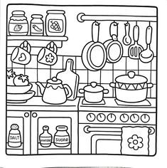 Procreate Coloring, Color Curtains, Bobbie Goods, A Coloring Page, Cartoon Coloring Pages, Coloring Book Art, Cute Coloring Pages, Coloring Book Pages