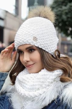 Introducing our stunning Warm Winter Hat Scarf for Women! Designed with utmost care and crafted from premium quality yarn, this hat is the perfect blend of style and functionality. With its cozy and breathable fabric, it will keep you warm and comfortable throughout the winter season. The elegant design features a classic shape and a trendy twist, making it a versatile accessory that can be paired with any outfit. Whether you're running errands or hitting the slopes, this hat is a must-have addi White Winter Beanie One Size, White Crochet Hat For Winter, One Size, White Crochet Winter Hat, One Size, White Crochet Winter Hat One Size, White Winter Hat, One Size Fits All, White Winter Hat One Size Fits All, White Winter Hat One Size, White Crochet Winter Hat, White One-size Hat For Winter