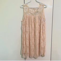 Reposhing This Item. Love It, But It's A Little Too Big. Beautiful. Extremely Comfortable New With Tags. Creamy Yellow Color. Extra Button With Tag. New With Tags. Questions? Leave A Comment Below! Beige Lace Casual Mini Dress, Casual Beige Lace Mini Dress, Spring Apricot Dress With Lace Trim, Apricot Lace Trim Dress For Spring, Boho Sleeveless Dress, Black Embroidered Dress, Umgee Dress, Knit Tank Dress, Cream Lace Dress