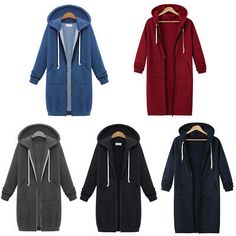 Great shopping ideas for Womens Ladies Long Hooded Hoodie Zip Up Pocket Jumper Fleece Coat Sweatshirt top, Women's Coats, Jackets & Vests Jumper Jacket, Overcoat Jacket, Hoodie Jumper, Jacket Cardigan, Outwear Women, Hoodie Zip, Long Sleeves Coats, Fleece Coat, Zip Up Hoodie