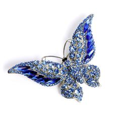 PRICES MAY VARY. Package:1pc;Size:About 9.5 x 6 cm/ 3.74 x 2.36 Inches; Material:Zinc Alloy Crysta and Rhinestone; A beautiful sturdy pin attached on the back of each brooch. Brooch pins for Clothes, Coat, Sweater, Dress, Shirt,Jacket, Scarf, Hat This can be an ideal booch gift for women, girls, ladies, valentines in birthday, Chistmas and new year. Package:1pc; Size:About 9.5 x 6 cm/ 3.74 x 2.36 Inches; Girls Evening Dresses, Insect Brooch, Brooch Wedding, Big Butterfly, Scarf Pin, Brooch Bouquet, Buy Crystals, Brooch Jewelry, Butterfly Brooch