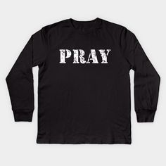 Prayer is not inaction. -- Choose from our vast selection of kids Long Sleeve T-Shirts to match anything from your child's favorite design to unique, funny designs to make the perfect custom graphic Youth Long Sleeve T-Shirt. Customize to the color they love! For boys and girls. Unisex Name Print Crew Neck T-shirt, Unisex Crew Neck T-shirt With Name Print, Long Sleeve T-shirt With Funny Text For Streetwear, Unisex Long Sleeve T-shirt With Letter Print, Unisex Long Sleeve Pre-shrunk T-shirt, Jesus Prayer, Long Sleeve T Shirts, Funny Design, Long Sleeve T Shirt