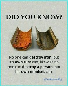 two pieces of metal with the words did you know?