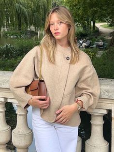 Tavimart Round Neck Button Long Sleeved Jacket Women Loose Khaki Pocket Cropped Coat Autumn Fashion Female Casual Street Outwears Cropped Coat, Coat Autumn, Coat Pocket, Fashion Female, Long Sleeves Coats, Custom Watch, Jacket Women, Color Khaki, Casual Fall