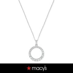 in stock Macy's Round Diamond Necklace With Diamond Accents, Macy's Diamond Necklace With Round Diamond Accents, Macy's Diamond Necklace With Brilliant Cut, Macy's Round Cut Diamond Necklaces, Classic Round Diamond Necklace Vs Clarity, Macy's Round Brilliant Cut Necklaces, Macy's Round Diamond Jewelry, Round Diamond Necklaces With Vs Clarity, Classic Macy's Necklace In Cubic Zirconia