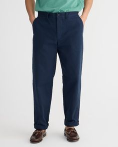 J.Crew: Classic Chino Pant For Men Chino Cotton Twill Straight Cargo Pants, Chino Cotton Twill Pants With Pockets, Chino Cotton Twill Cargo Pants, Tapered Leg Chino Cotton Twill Pants With Welt Pockets, Chino Cotton Twill Ankle-length Pants With Welt Pockets, Tapered Leg Chino Cotton Twill Pants, Tapered Leg Chino Pants With Welt Pockets, Tapered Chino Cotton Twill Pants, Ankle-length Chinos With Welt Pockets