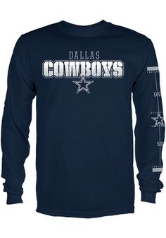 Dallas Cowboys Apparel | Dallas Cowboys Store | Cowboys Gear | Cowboys Clothing Dallas Cowboys Long Sleeve Shirt, Fan Apparel Long Sleeve Relaxed Fit T-shirt, Long Sleeve Cotton T-shirt With Team Name, Fall Fan Apparel T-shirt With Logo Print, Long Sleeve T-shirt With Team Name For Fans, Long Sleeve T-shirt With Logo Print For Game Day, Blue T-shirt For Fall Streetwear, Long Sleeve T-shirt With Team Name For Sports Season, Fan Apparel Long Sleeve Top With Logo Print