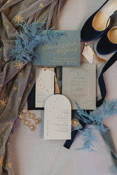 Cool Tone Celestial Wedding Ideas Hannah Richards Photography Blue Green Gold Stationery Invites #wedding #weddinginvite Vintage Celestial Wedding, Celestial Wedding Theme, Gold Stationery, Green Gold Weddings, Gold Wedding Stationery, Starry Night Wedding, Winter Sparkle, Country Theme Wedding, Celestial Wedding