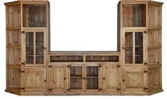 TRADITIONAL SIERRA TALL ENTERTAINMENT CENTER - The Rustic Mile Tall Entertainment Center, Southwest Furniture, Western Living Room, Western Bedding, Living Room Entertainment, Western Furniture, Rustic Bedroom, Diy Pallet Furniture, Ashley Furniture