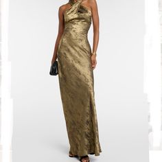 Brand New, Never Been Worn With Tags. Veronica Beard Alberta Lame Gown Size 12 Chic Gold Maxi Dress For Formal Occasions, Gold Evening Dress For Dinner, Fitted Gold Evening Dress For Dinner, Gold Fitted Evening Dress For Dinner, Formal Gold Silk Dress, Gold Silk Dress For Formal Occasions, Gold Silk Dress For Dinner, Chic Gold Dress For Dinner, Gold Satin Dress For Dinner