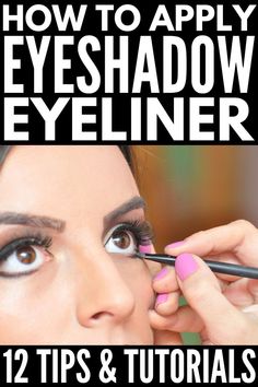 Eyeliner With Eyeshadow, Eyeshadow As Eyeliner, Eyeliner Tutorials, Coconut Oil Face Mask, Powdered Eyeliner, Eyeliner Tips, Makeup 2018, Contour Makeup Tutorial, Apply Eyeshadow