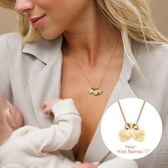 "Introducing our Personalize Gold Stainless Steel Heart Necklace for Mom, the perfect way to keep your loved ones close to your heart. This exquisite necklace features a stunning gold stainless steel pendant, adorned with delicate hearts that can be personalized with up to 7 names. Cherish the special bond between a mother and her children with this heartfelt piece of jewelry. Each heart represents the names that hold a special place in your heart, making it a truly meaningful and personalized gift. Crafted with love and attention to detail, this necklace is sure to make a statement. Treat yourself or surprise a deserving mom in your life with this beautiful and sentimental necklace. Personalized Jewelry Gifts for Her: Customized 14K Gold Plated  Heart Shaped Pendant Necklace with Engravin Gold Heart Necklace With Name For Mom, Gold Double Heart Name Necklace For Mother's Day, Personalized Gold Heart Necklace For Mother's Day, Mother's Day Gold Heart Necklace Personalized Gift, Personalized Gold Heart Necklace For Mom, Gold Double Heart Charm Necklace Personalized Gift, Gold Heart Charm Necklace With Name, Gold Double Heart Charm Necklace For Personalized Gift, Gold Heart-shaped Name Necklace For Mom