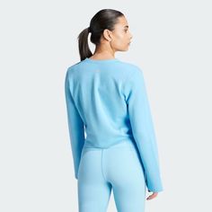 adidas Yoga Cover-Up - Blue | Women's Yoga | adidas US Adidas Online, Yoga Women, Cover Up, Online Shop, Yoga, Adidas, Free Shipping, Blue, Color