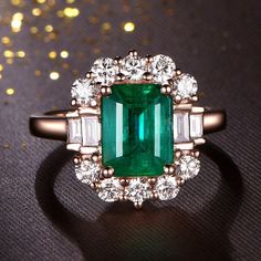 Jewelry details:Center Stone:3.55ct lab Created EmeraldColor:Green--5AClarity:VVSCut:Heart Cut / 3EXSide Stone: Simulated DiamondColor:D-FClarity:VVS1Matal Type: 14K Rose Gold / 14K White Gold / 14K YellowSKU: HSW-ZM006Purchase Guarantee:1: Provide you with the best service.2: 14 Day Refund Guarantee.3: Free Gift Box&Packing4: Free Shipping and insurance to All Parts Of The World.Accessories:-Certificates of ring and beautiful Ring box, and little gifts.Processing time:When we receive paymen Gia Certified Rose Gold Diamond Ring, Elegant Gia Certified Rose Gold Diamond Ring, Gia Certified Rose Gold Diamond Ring For Formal Occasions, Formal Gia Certified Rose Gold Diamond Ring, Formal Rose Gold Emerald Ring With Brilliant Cut, Luxury Rose Gold Emerald Ring With Diamonds, Luxury Rose Gold Emerald Diamond Ring, Classic Rose Gold Emerald Ring With Prong Setting, Rose Gold Baguette Cut Jewelry With Center Stone