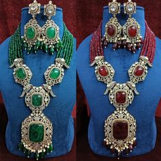 Hey, Welcome to our shop! Sabyasachi Inspired Parineeti Chopra Manish Malhotra Royal heavy Real look Moissanite With Brass High Gold Monolisa Long Necklace Set With Heavy Danglers This set has Natural Beads which gives a real look ,punjabi wedding,pakistani nikaah jewellery, bridal set Indian Wedding Bollywood Bridal Style Fine Quality / Engagement Jewelry / Statement Jewelry Set/ Dangler Earring For Women And Girl/ Best For Anniversary / Birthday / Valentine's Day.  < 1 DAY ITEM SHIPMENT | 7-8 Days Delivery TIME> About our Jewellery - Classic, Brilliant & Elegant. We deal in all type of Premium Indian Bollywood Jewellery. * AD Jewelry set * Kundan Necklace * Polki Jewellery * Uncut Jewellery * AD Ring * AD Bangles * AD Pendant Set * Pachi Kundan & many more.. * All our products are made w Uncut Jewellery, Diamond Long Necklace, Ad Bangles, Dangler Earring, Wedding Bollywood, Long Necklace Set, Bollywood Bridal, Wedding Pakistani, Jewellery Bridal