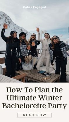 Embrace the magic of the season with our guide to Winter Bachelorette Party Ideas! ❄️💍 Whether you're planning a cozy cabin getaway or a chic winter wonderland celebration, our blog is packed with creative ideas to make your winter bachelorette unforgettable. Discover tips for planning fun activities like ice skating, spa days, hot cocoa bars, and snowball fights, along with festive decor and stylish winter outfits. From rustic mountain retreats to elegant city soirées, we've got everything you