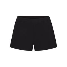 SOFT LOUNGE LOOSE SHORT | ONYX Black Lounge Shorts, Black Lounge, Rib Fabric, A Dream Come True, Lounge Shorts, Loose Shorts, Dream Come True, Ribbed Fabric, Comfort Zone