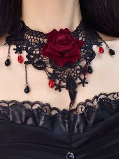 This price is for a choker only. Elegant Party Choker For Valentine's Day, Elegant Black Valentine's Day Choker, Rose Design Necklace For Party, Gothic Party Choker, Party Choker Necklace With Rose Design, Black Rose Design Party Jewelry, Elegant Rose Choker For Party, Elegant Rose Colored Party Choker, Black Rose Jewelry